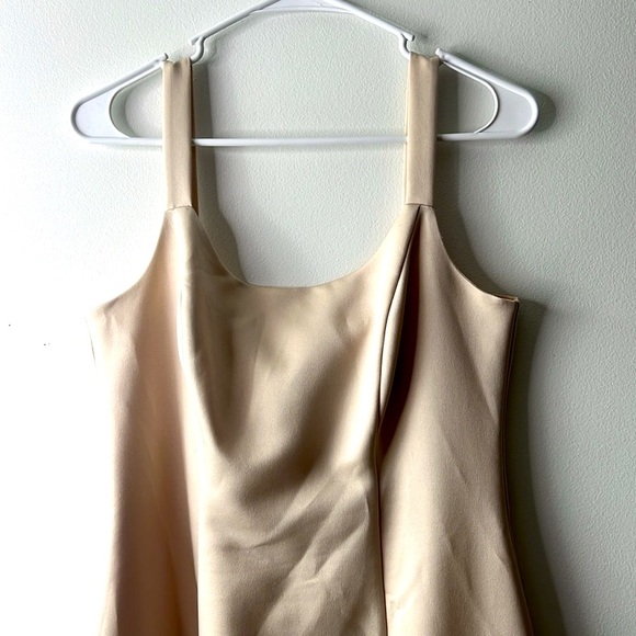 Vintage Alex Evenings Dress with straps Sz 8 front split Whimsical Bodycon - Picture 3 of 9